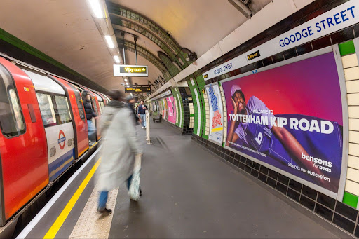 London Underground station advertising